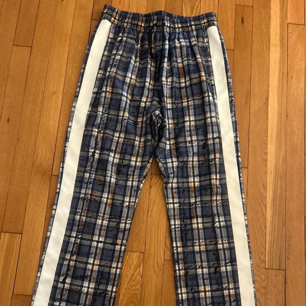 Burberry silk tuxedo drawstring pant size 6